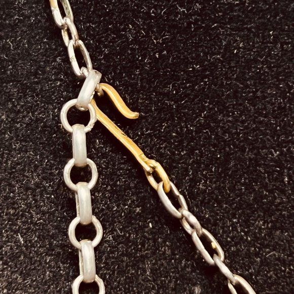 1950s Coro Silver Tone Vine Leaf Necklace Signed (3836) - Picture 6 of 8